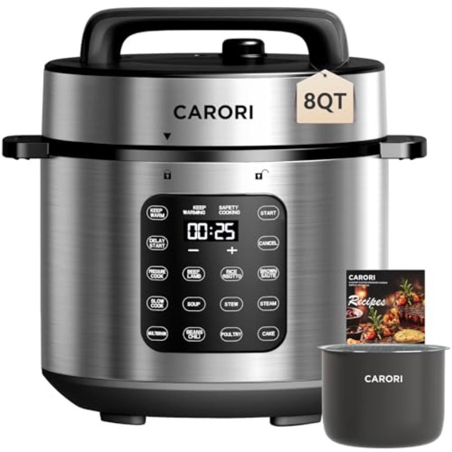 Instant Pot Pressure Cooker - قدر ضغط كهربائي 9 في 1