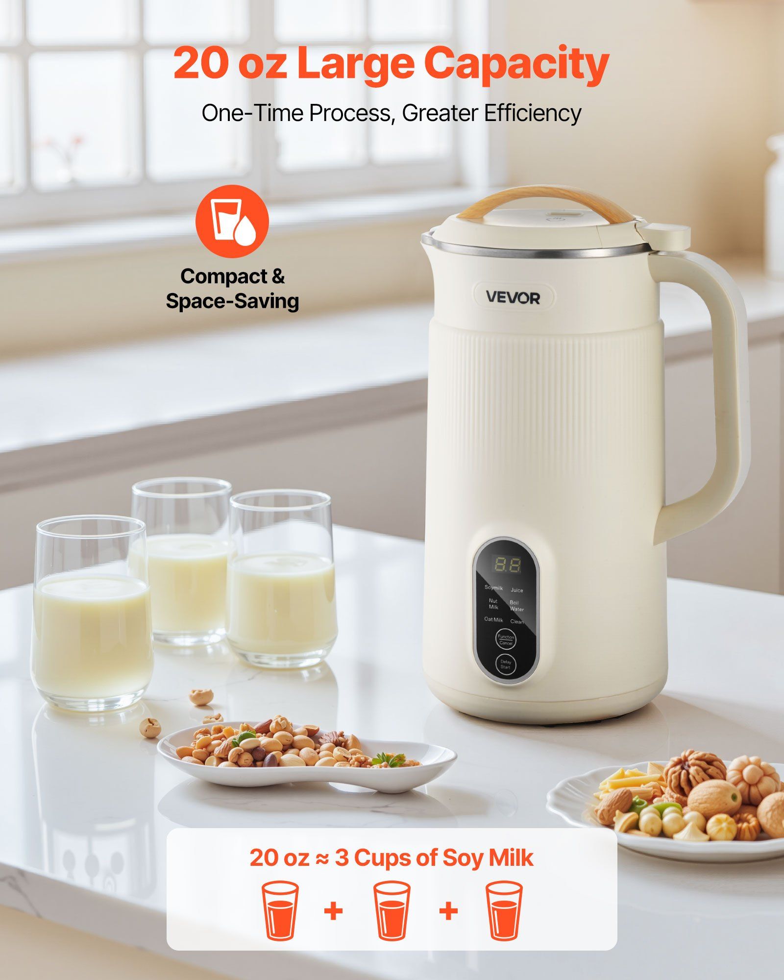 جهاز صنع حليب المكسرات 6 في 1، - مراجعة Soy Milk Maker وسعره