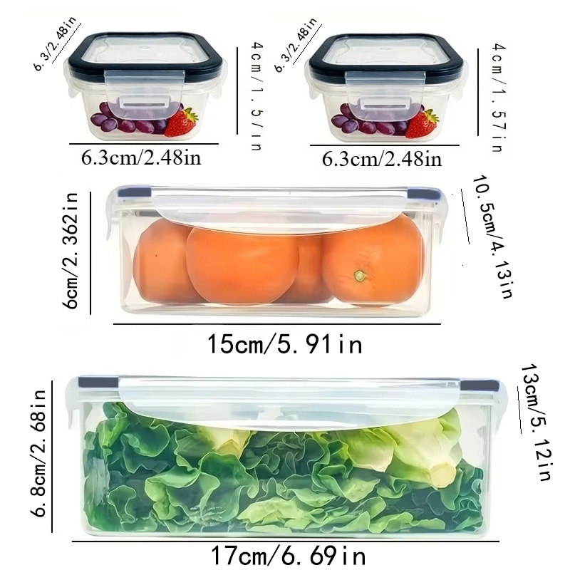 مجموعة من 8 قطع تشمل 4 حاويات  - مراجعة Kitchen Appliances Refrigerators وسعره