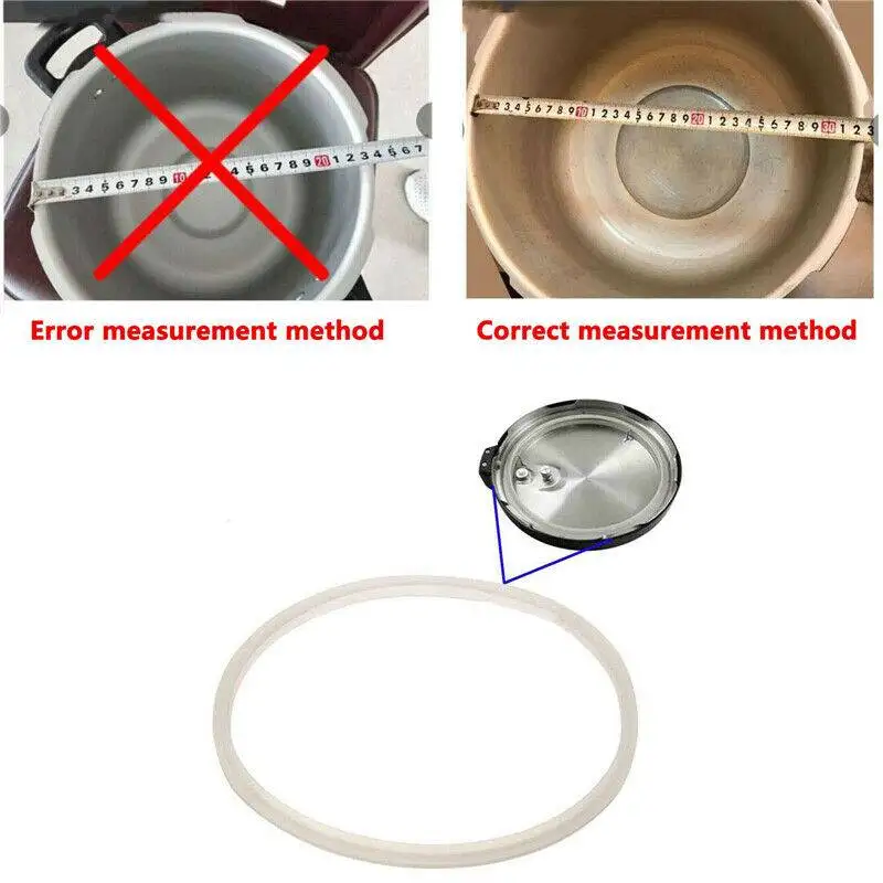 حلقة إحكام سيليكون شفافة بطول  - مراجعة Instant Pot Pressure Cooker وسعره
