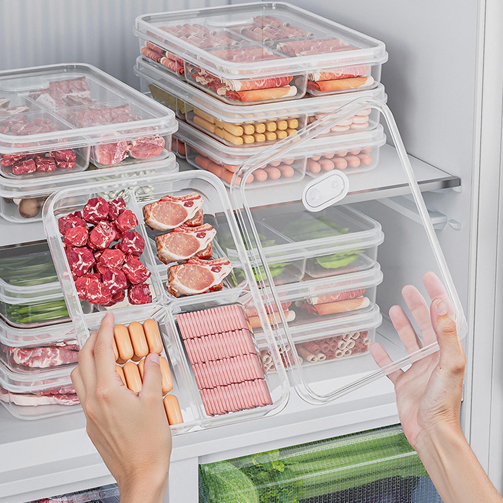 صندوق تخزين للثلاجة، علبة حفظ  - مراجعة Kitchen Appliances Refrigerators وسعره